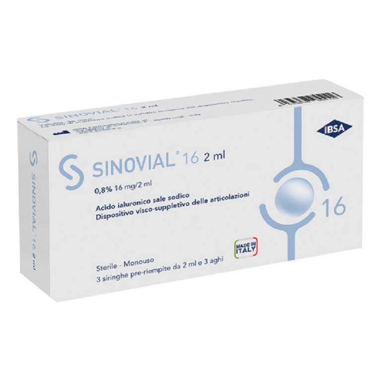 SINOVIAL 16 SIR 0,8% 2ML 3PZ