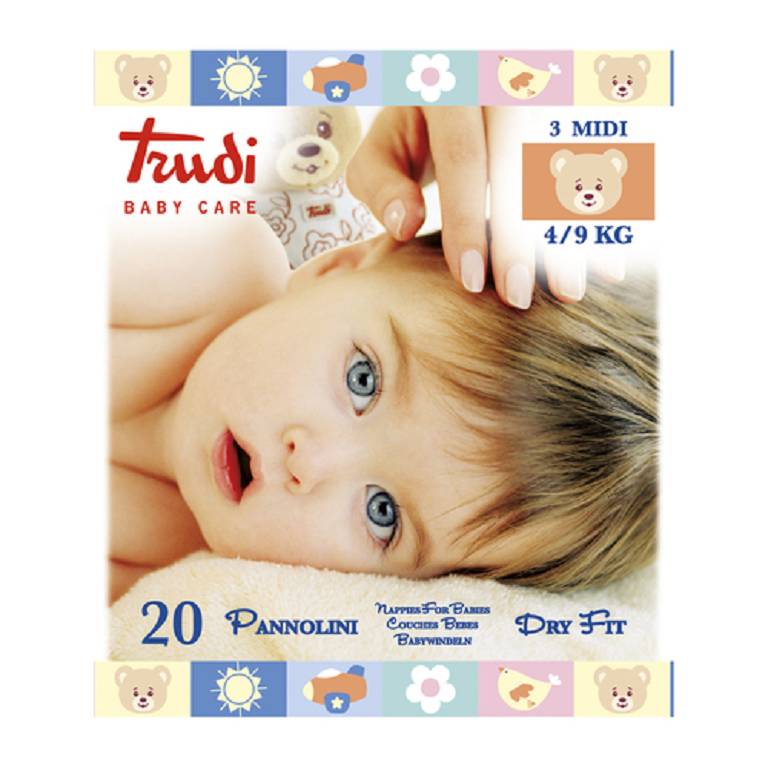 TRUDI BABY C PANN DF MID 4/9KG